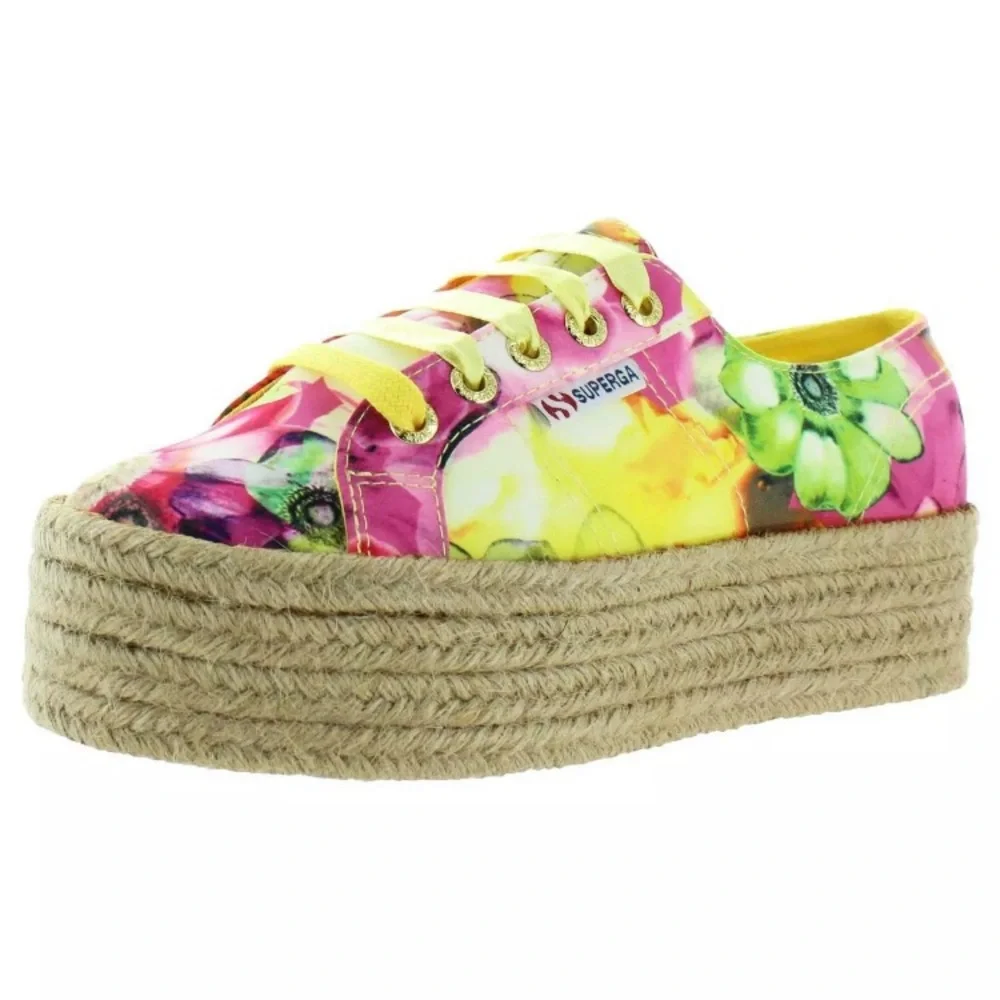 Superga women’s floral platform espadrilles - Picture 8 of 11